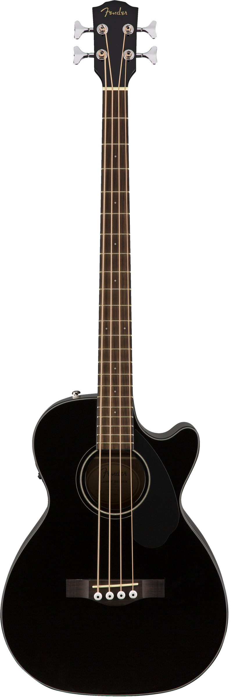 Fender CB-60SCE Acoustic Bass Guitar (Black)
