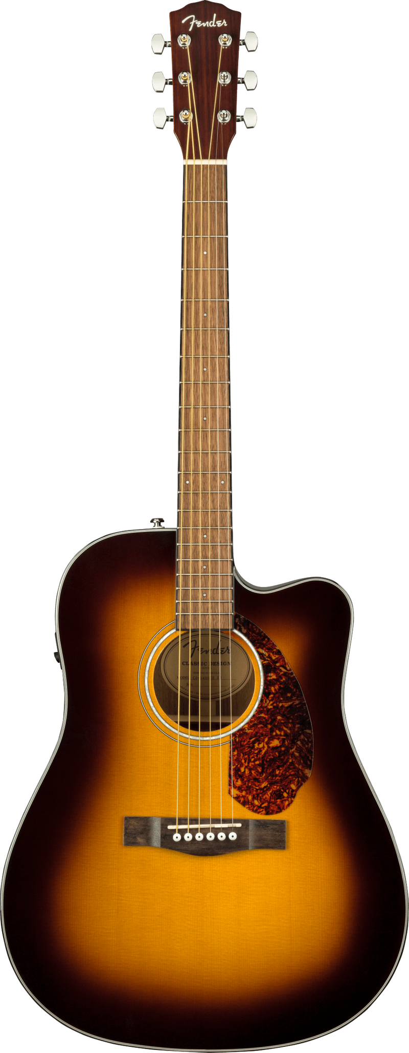 Fender CD-140SCE Acoustic Electric Guitar (Sunburst)