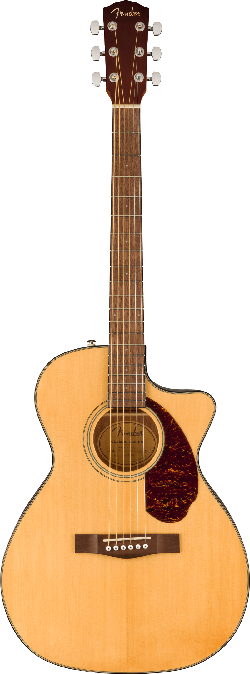 Fender CC-140SCE CONCERT Acoustic Electric Guitar (Natural)