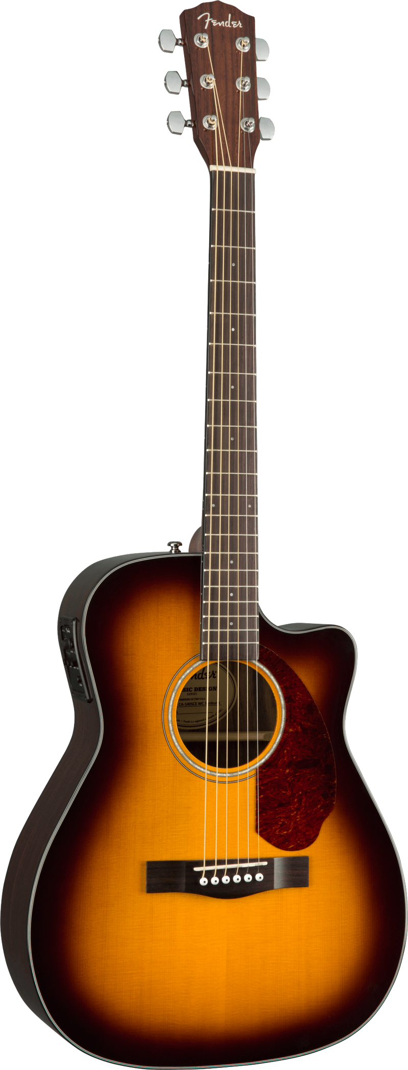 Fender CC-140SCE CONCERT Acoustic Electric Guitar (Sunburst)