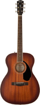 Fender PO-220E ORCHESTRA Acoustic Guitar (Aged Cognac)
