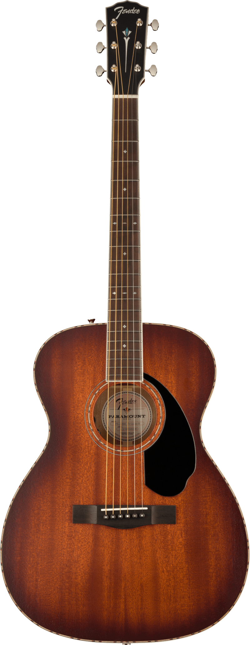 Fender PO-220E ORCHESTRA Acoustic Guitar (Aged Cognac)