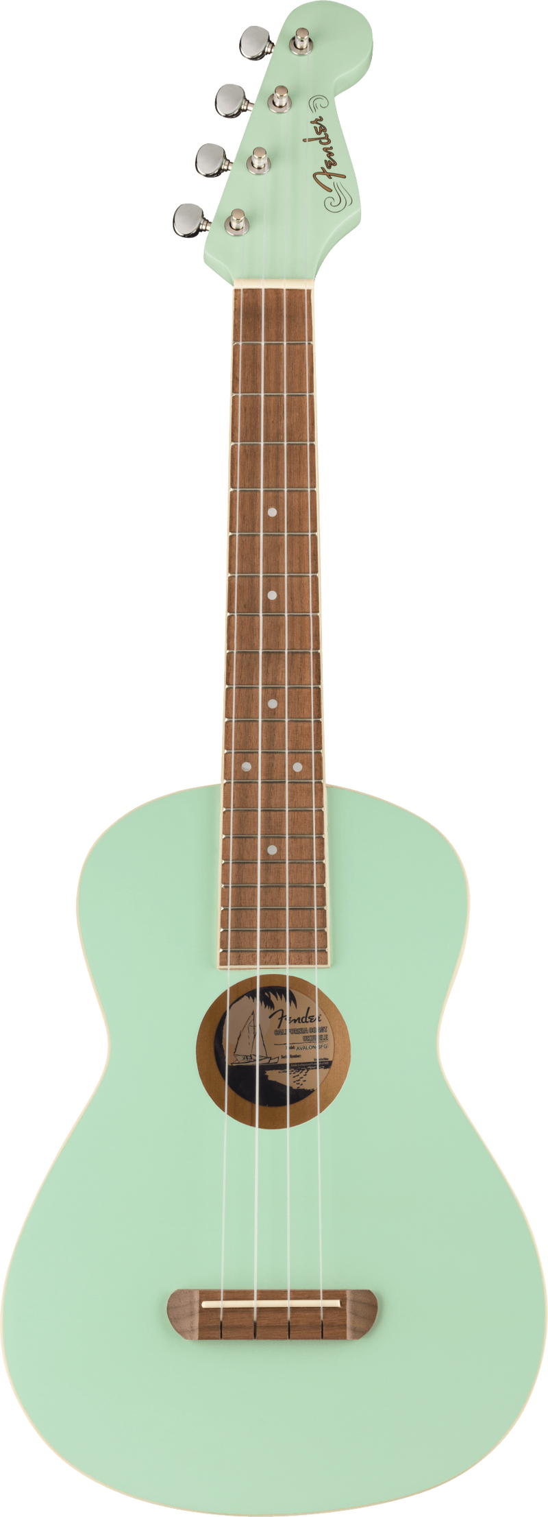 Fender AVALON Tenor Ukulele (Surf Green)