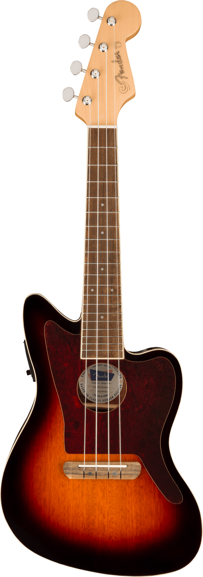 Fender FULLERTON JAZZMASTER UKE Electric Ukulele (3-Color Sunburst)