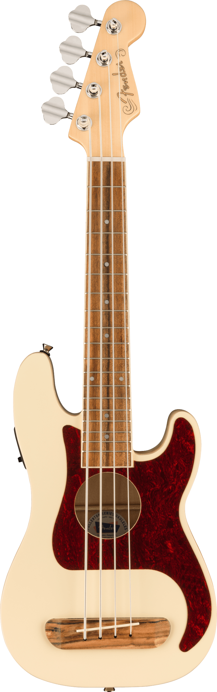 Fender FULLERTON PRECISION BASE UKE Electric Bass Ukulele (Olympic White)