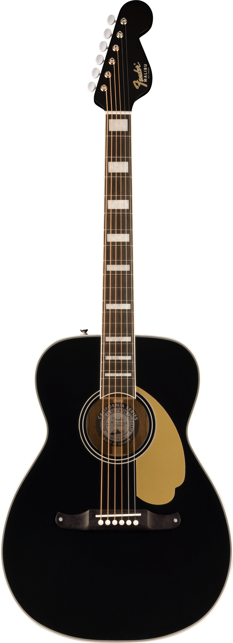 Fender CALIFORNIA VINTAGE MALIBU Acoustic Guitar (Black)