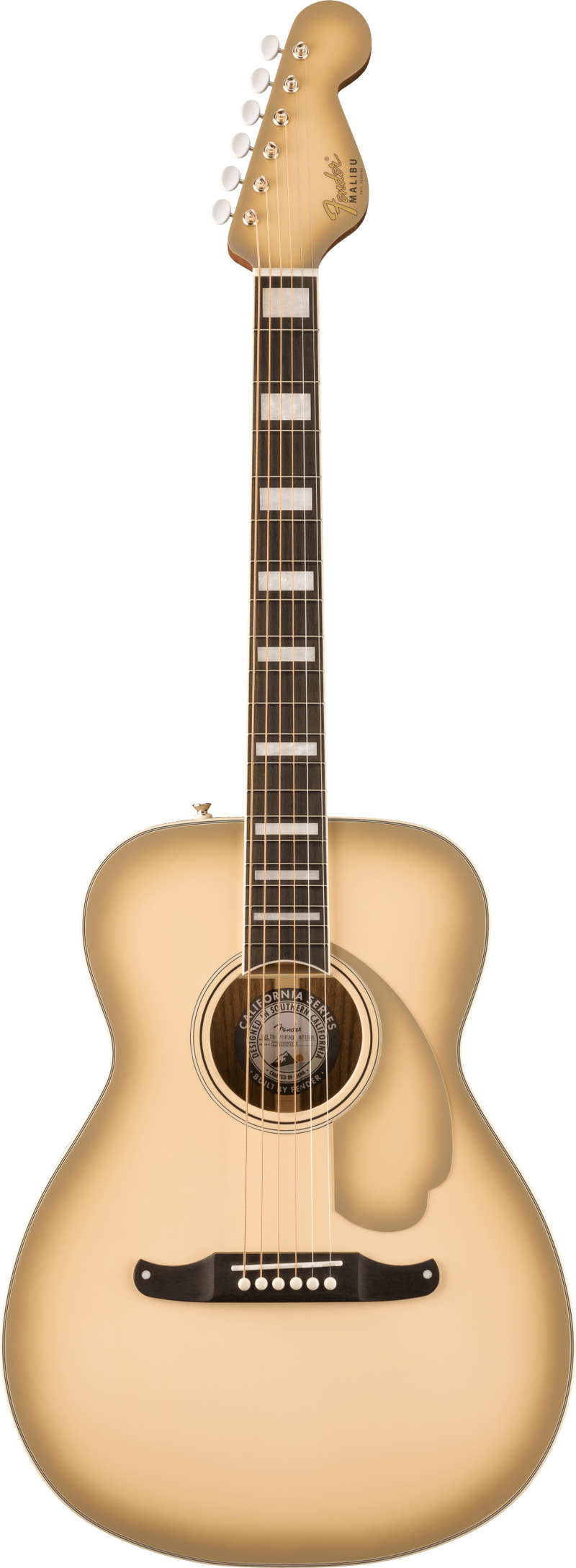 Fender LIMITED EDITION CALIFORNIA VINTAGE MALIBU ANTIGUA Acoustic Guitar (Antigua)