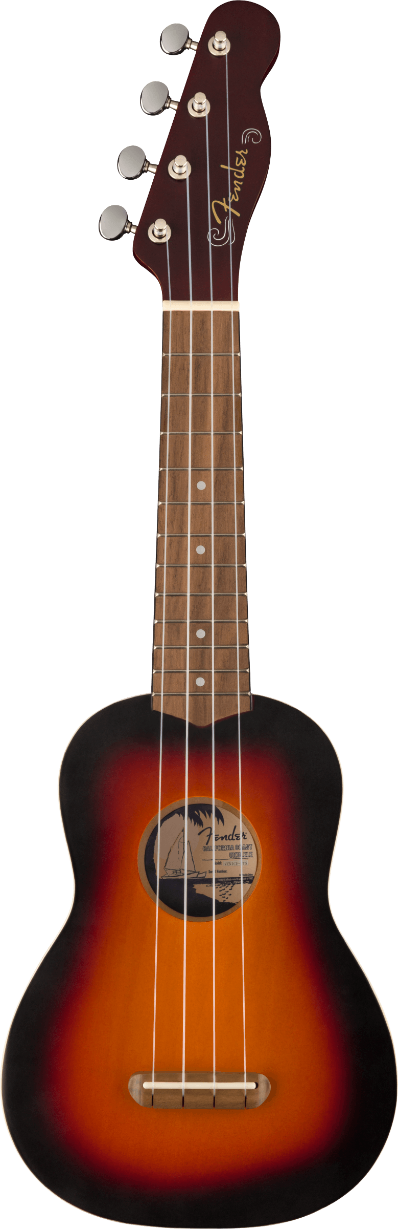 Fender VENICE Soprano Ukulele (2-Color Sunburst)