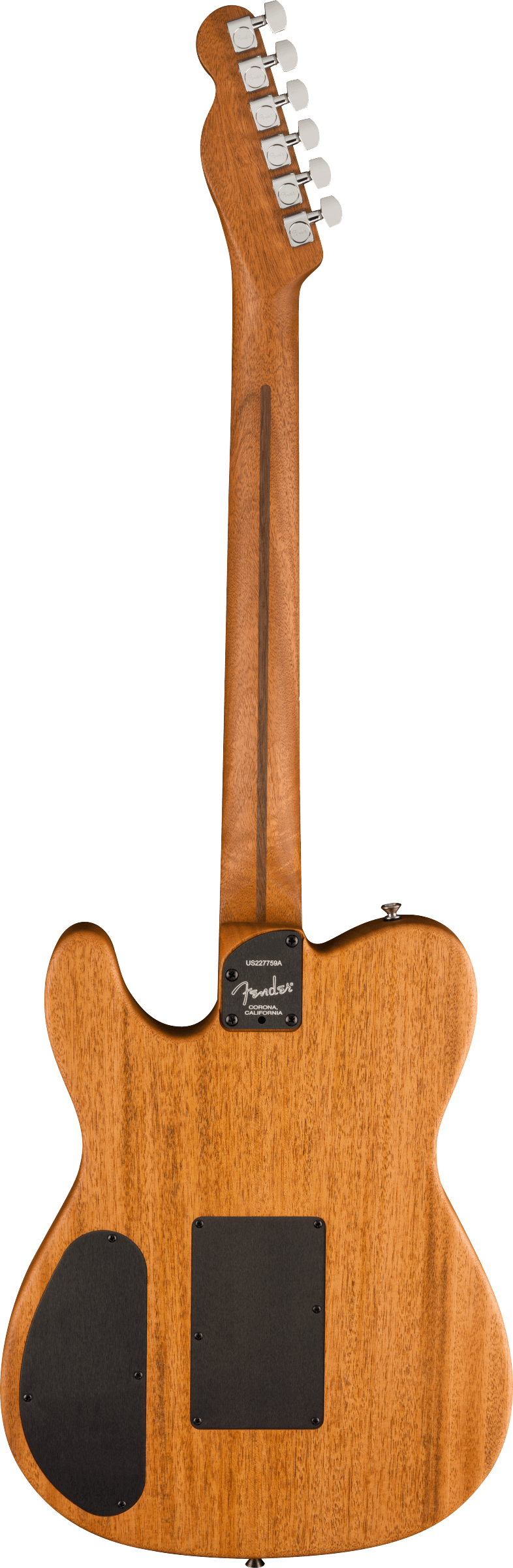 Fender AMERICAN ACOUSTASONIC TELECASTER ALL MAHOGANY Acoustic Electric Guitar (Bourbon Burst)