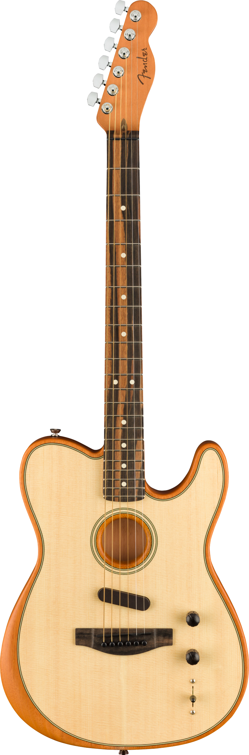 Fender AMERICAN ACOUSTASONIC TELECASTER Acoustic Electric Guitar (Natural)