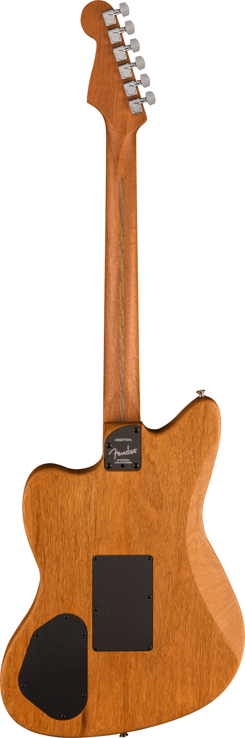 Fender AMERICAN ACOUSTASONIC JAZZMASTER ALL MAHOGANY Acoustic Electric Guitar (Bourbon Burst)