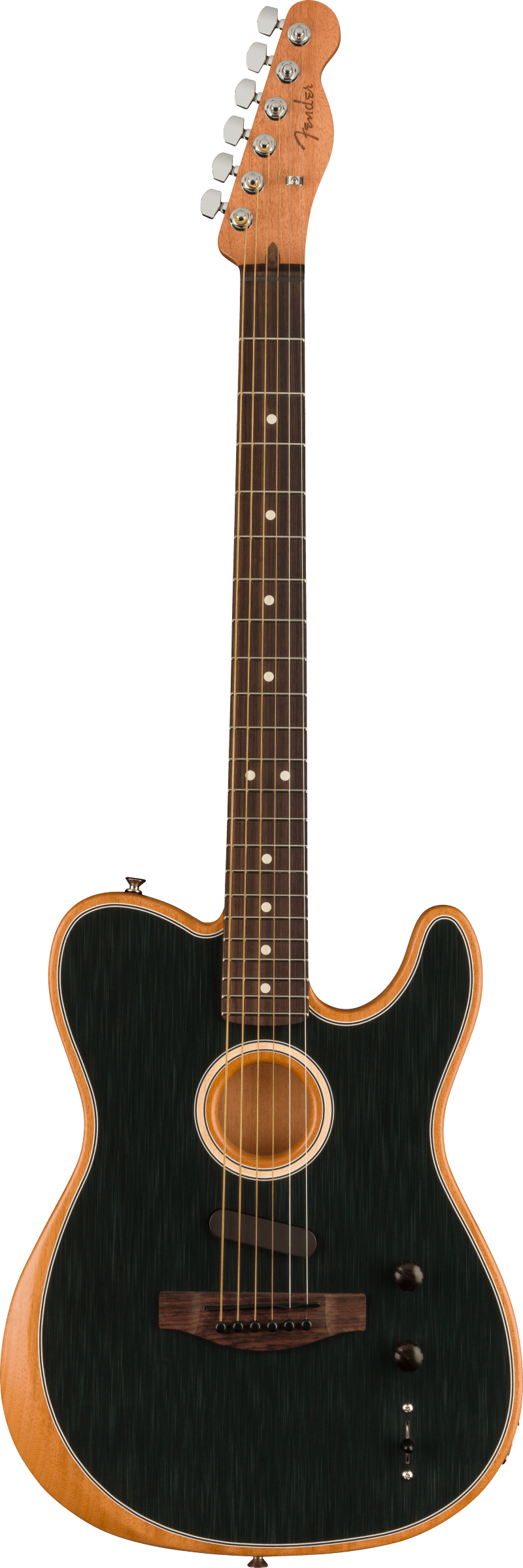 Fender ACOUSTASONIC PLAYER TELECASTER Acoustic Electric Guitar (Brushed Black)