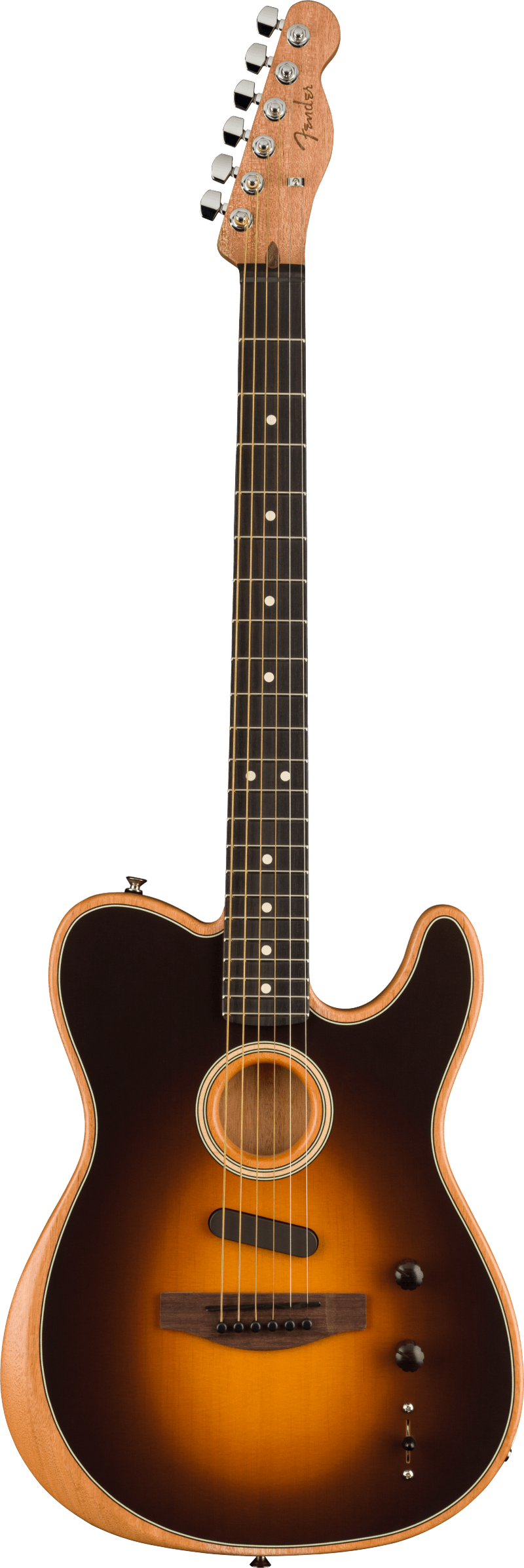 Fender ACOUSTASONIC PLAYER TELECASTER Acoustic Electric Guitar (Shadow Burst)