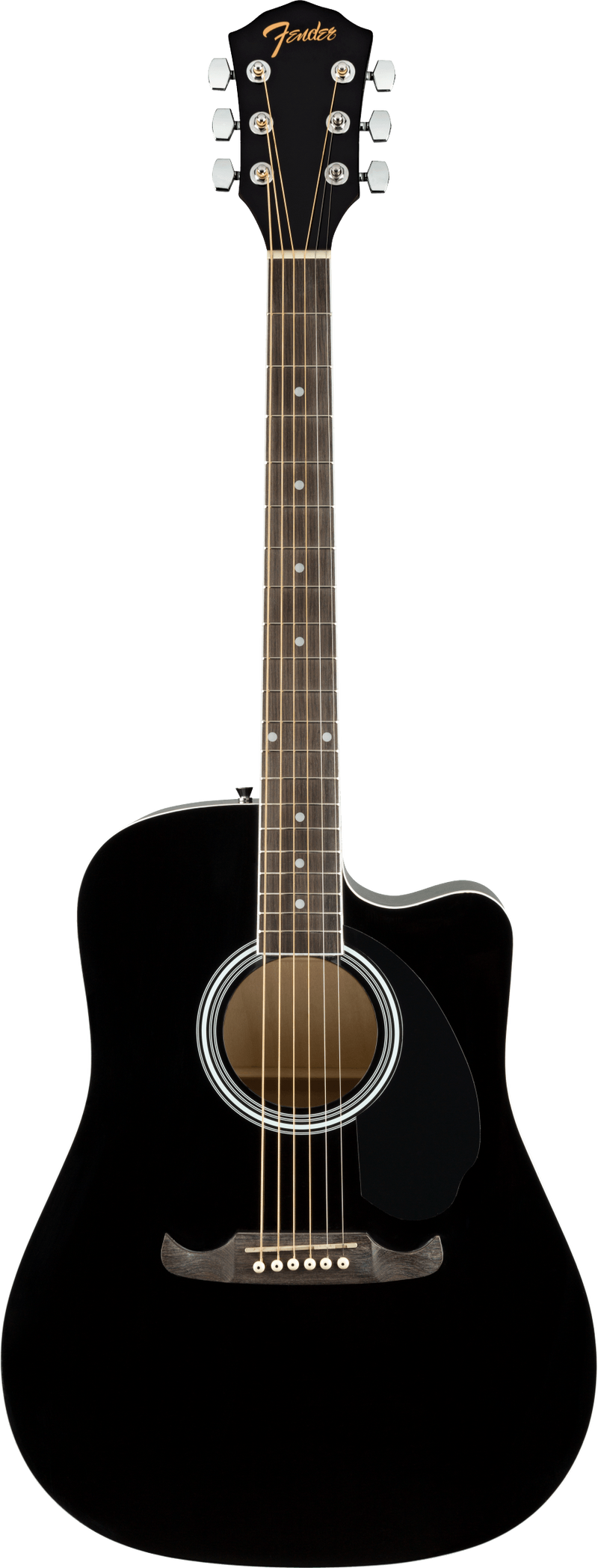 Fender FA-125CE DREADNOUGHT Acoustic Electric Guitar (Black)