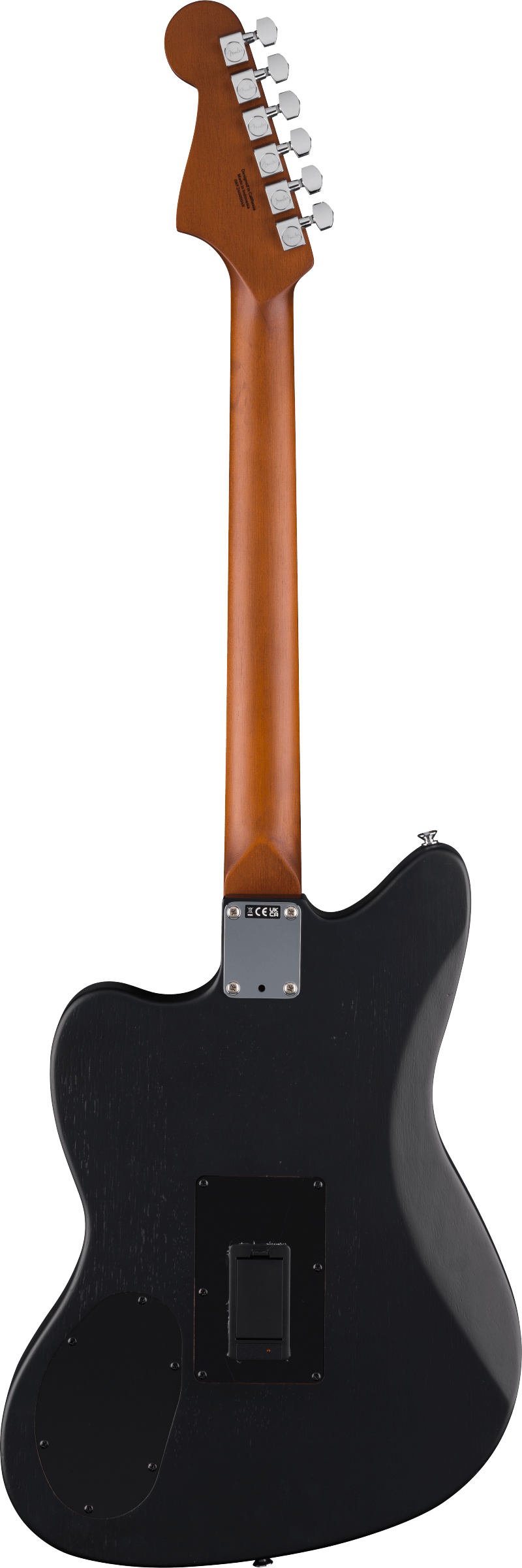 Fender ACOUSTASONIC STANDARD JAZZMASTER Acoustic Electric Guitar (Black)