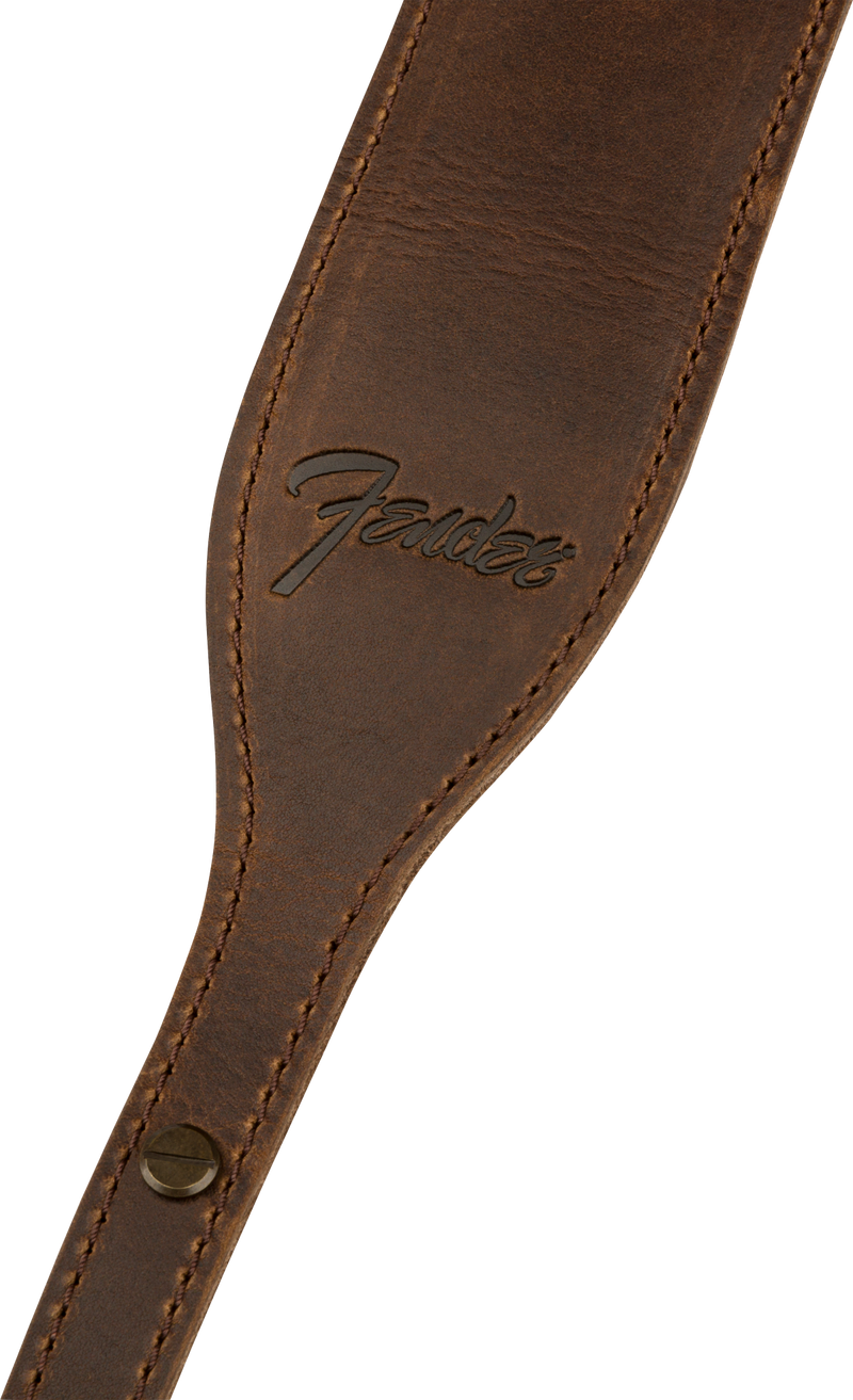 Fender PARAMOUNT Banjo Leather Strap (Brown)