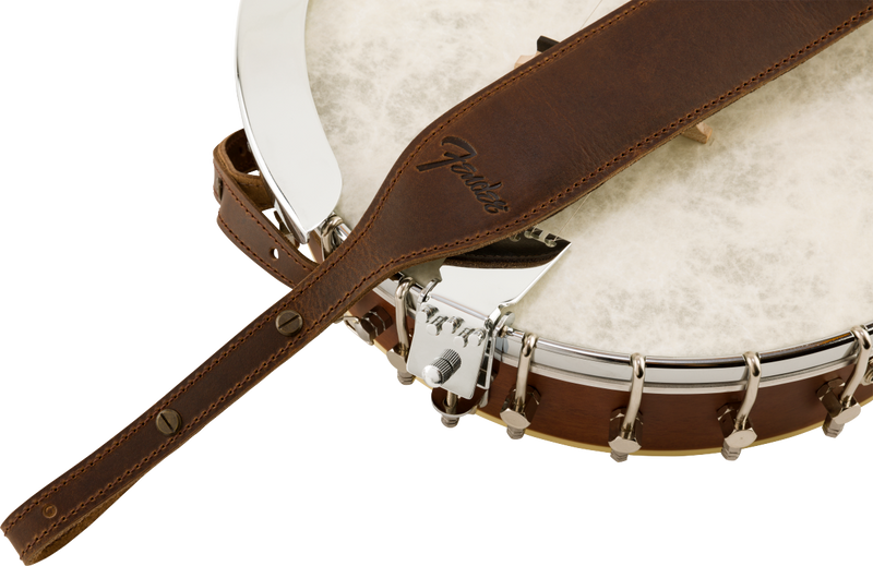 Fender PARAMOUNT Banjo Leather Strap (Brown)