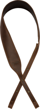 Fender PARAMOUNT Banjo Leather Strap (Brown)