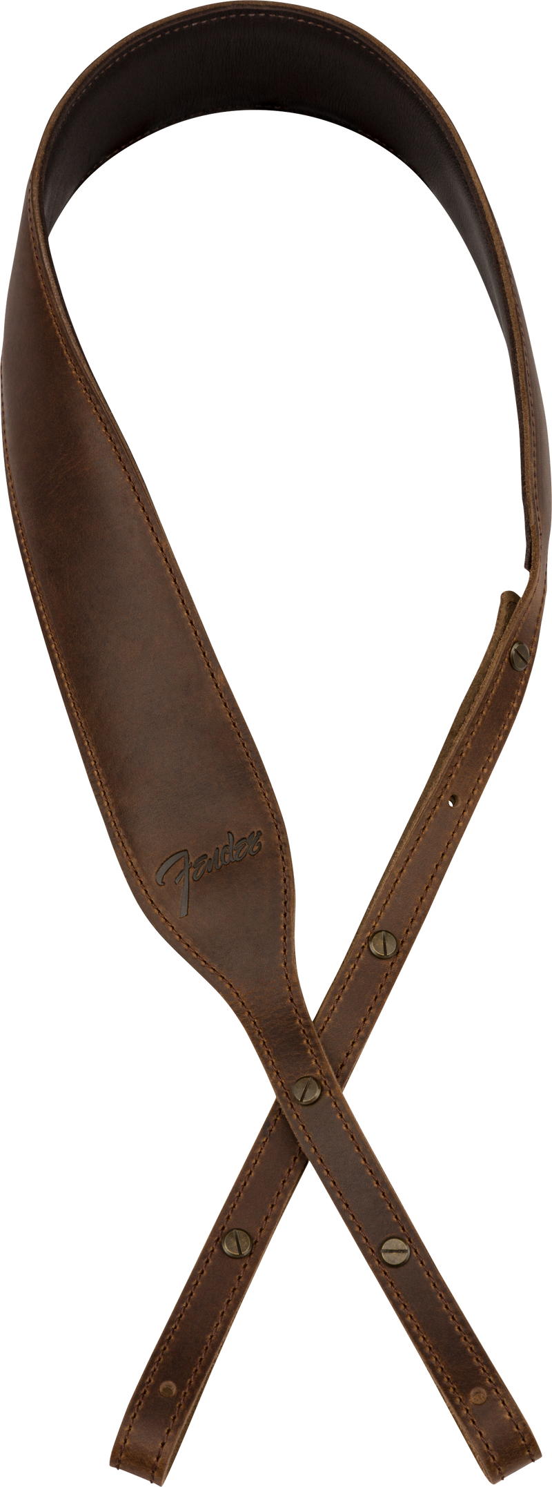 Fender PARAMOUNT Banjo Leather Strap (Brown)