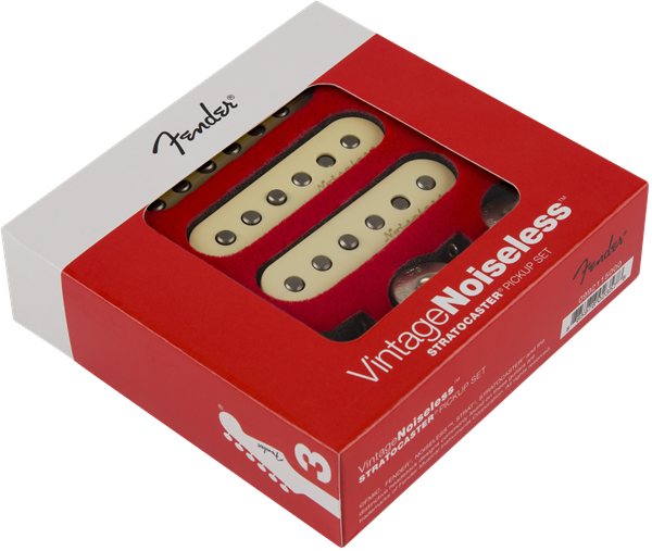Fender Vintage Noiseless™ Strat® Pickups Set of 3 (Aged White)