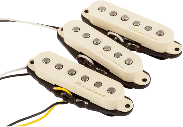 Fender Vintage Noiseless™ Strat® Pickups Set of 3 (Aged White)