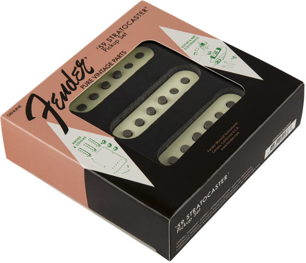 Fender Pure Vintage '59 Strat® Pickup Set of 3 (Vintage White)