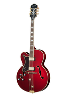 Epiphone EOBDWWRGHLH Guitare électrique Broadway à corps creux pour gaucher (vin rouge)