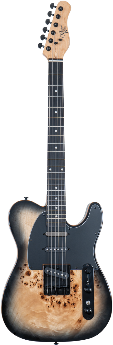 Michael Kelly MKT5SBUERU Triple 50 Guitare électrique - Loupe noire