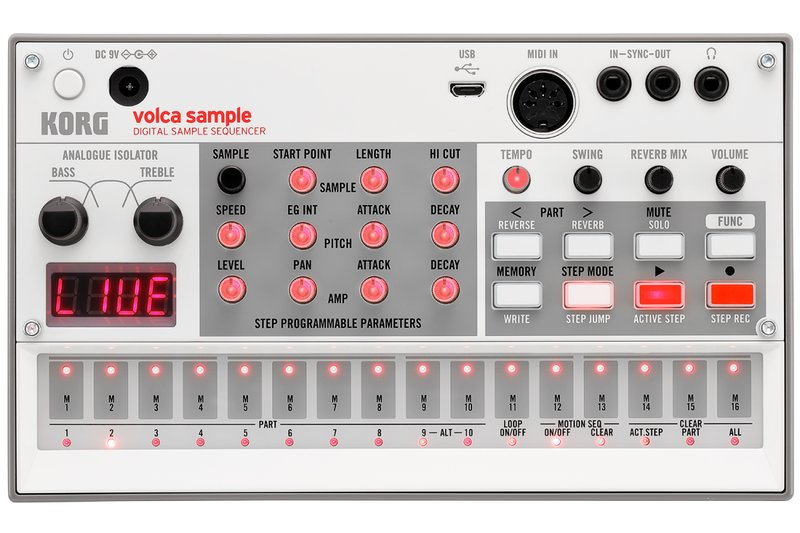 Korg VOLCA SAMPLE 2 Digital Sample Sequencer