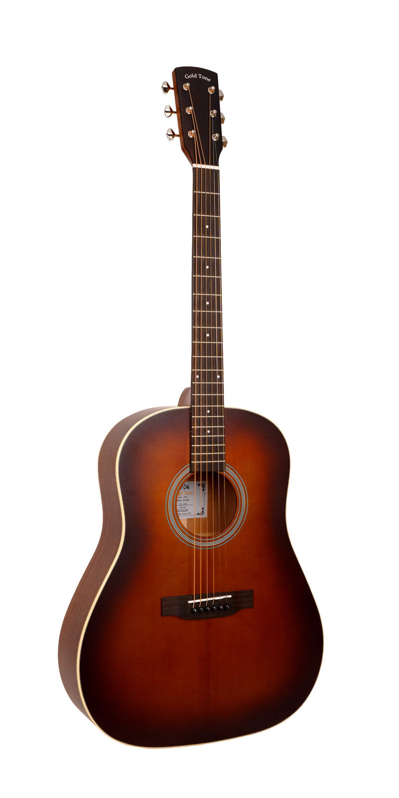 Gold Tone GT-BELL-BR Acoustic Electric Guitar (Burst)