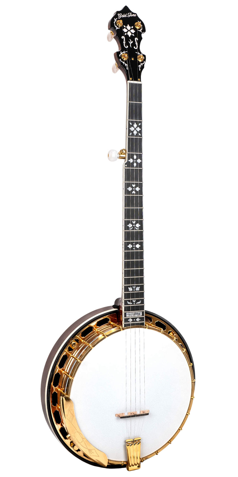 Gold Tone OB-GRANDEE Mastertone Orange Blossom Resonator Banjo (Vintage Brown)