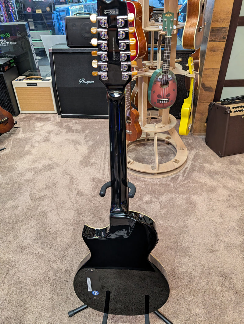ESP TL-12 THINLINE Series 12-String Acoustic Electric Guitar (Black) (USED)