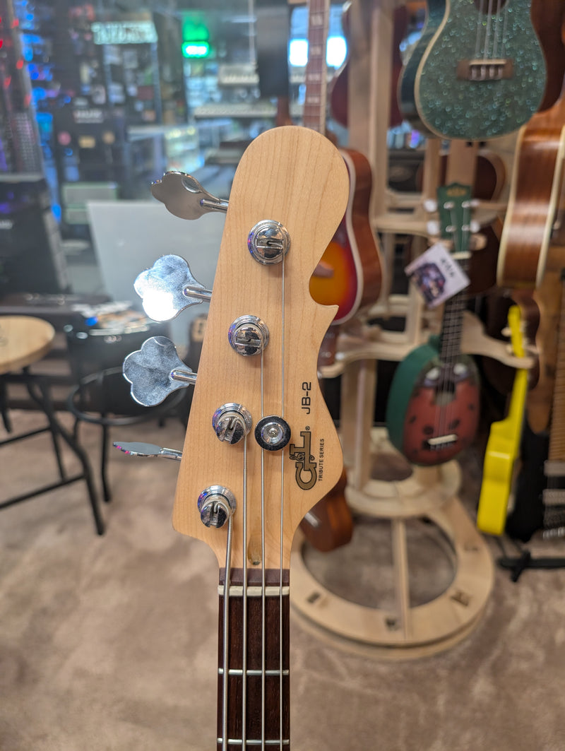 G&L JB-2 Tribute Series Electric Bass (Sonic Blue) (USED)