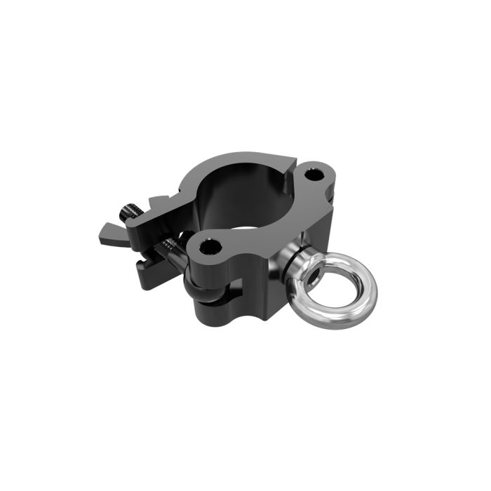 Global Truss EYE-CLAMP-BLACK Professional Clamp w/Eyebolt (Black)