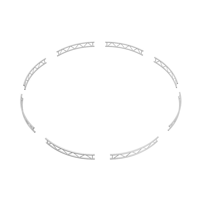 Global Truss F32-IB-C6-V45 Cercle d'arc de poutre en I vertical à 8 sections - 8x45° (6 m)