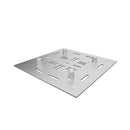 Global Truss F34-GT-MH-BASE-16 Plaque de base multi-trous en aluminium pour F34 - 17,75"x17,75" (Argent)
