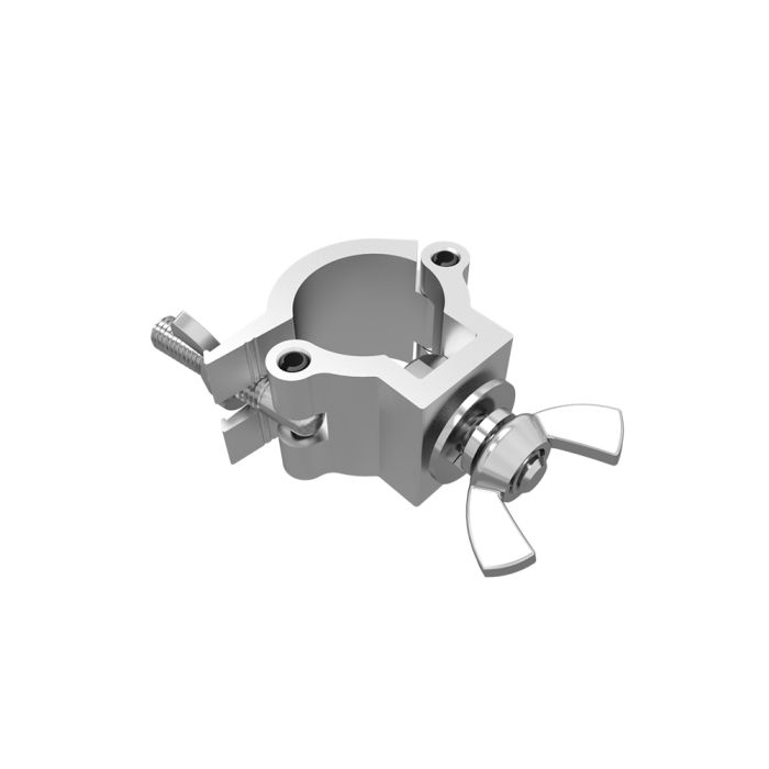 Global Truss MINI-360-1.5-BLK Light Duty Clamp w/Half Coupler (Black)