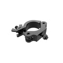 Global Truss NARROW-CLAMP-BLACK Collier de serrage moyen avec demi-coupleur - 2" (Noir)