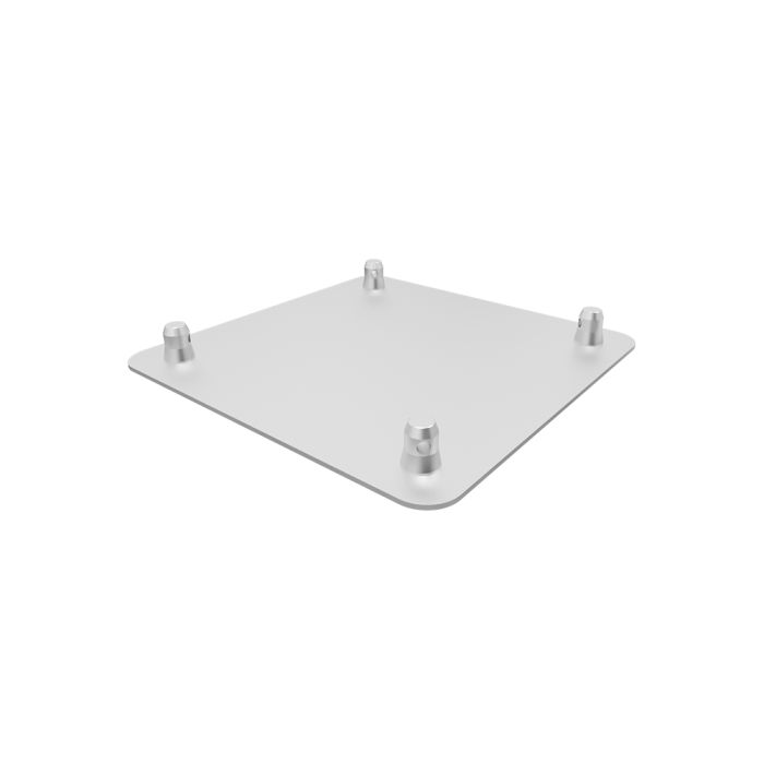 Global Truss F44P-SQ-4187 Plaque de base en aluminium avec poteau de haut-parleur pour F44P - 16"x16"