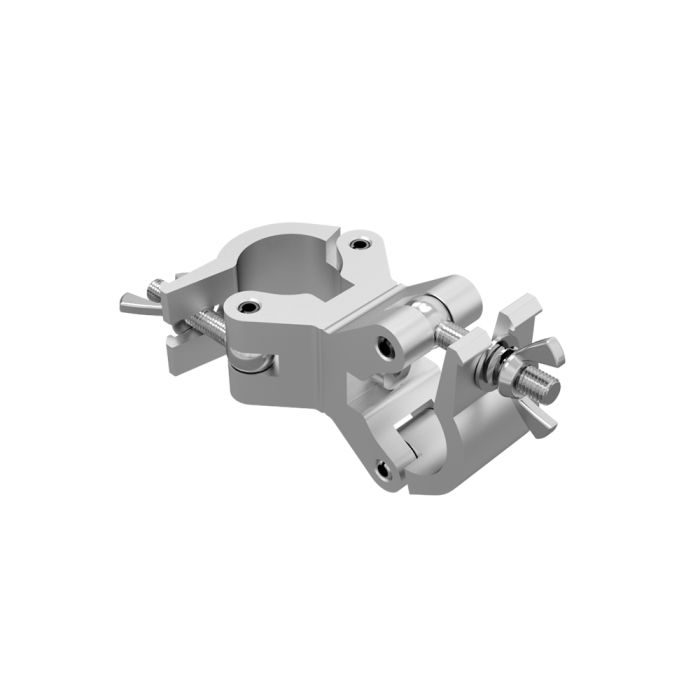 Global Truss XPRO-SWIVEL-CLAMP Professional Swivel Clamp w/Half Coupler - 2" (Silver)