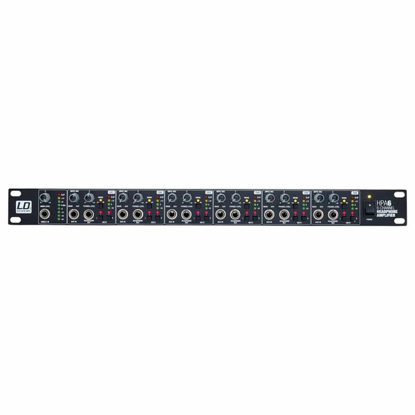 LD Systems HPA 6 Headphone Amplifier 6-Channel - 19"