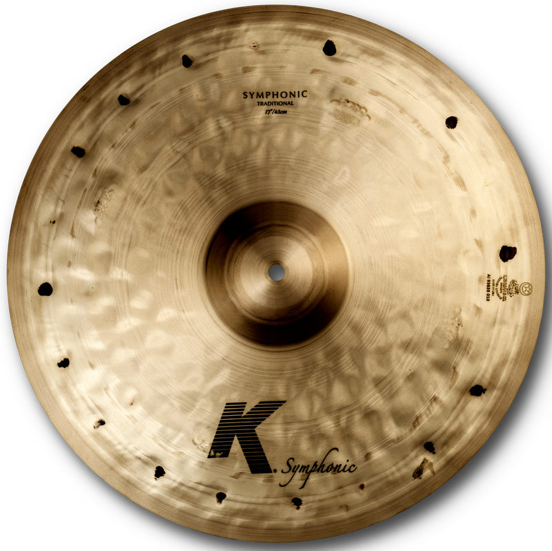 Zildjian K2103 K Symphonic Single Single Hand Cymbal - 17"