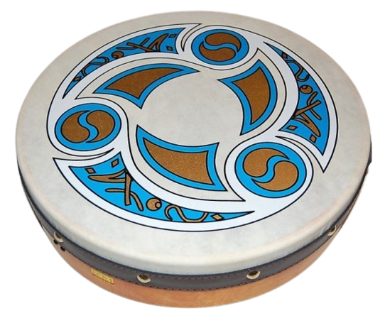 Waltons 10AWAL-1938 Bodhran Pack Gift Set (Trinity Design) - 12"