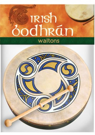 Waltons 10AWAL-1956 Celtic Design Bodhran (Trinity) - 8"