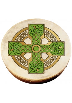 Waltons 10AWAL-2513 Bodhran (Celtic Cross) - 12"