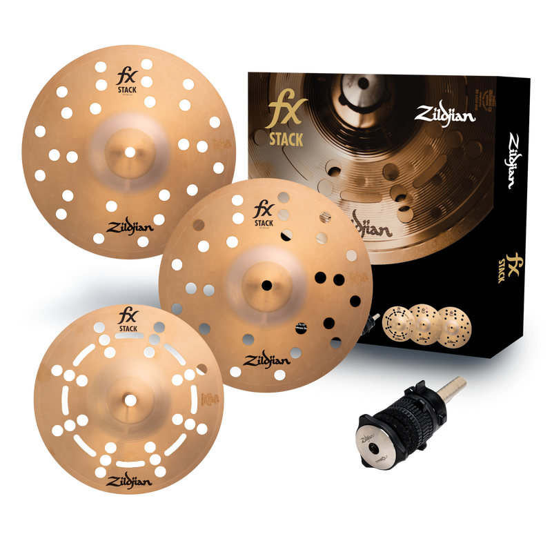 Zildjian FXSTK10 FX Splash 3-Cymbal Stack - 10"