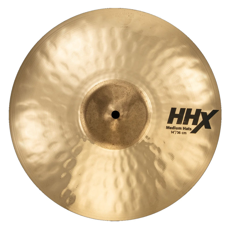 Sabian 11402XMB/1 HHX Medium Top Hi Hat Cymbal Only Brilliant Finish - 14"