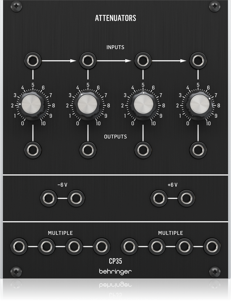 Behringer CP35 ATTENUATORS - Analog Attenuator and Multiples Eurorack Module (DEMO)