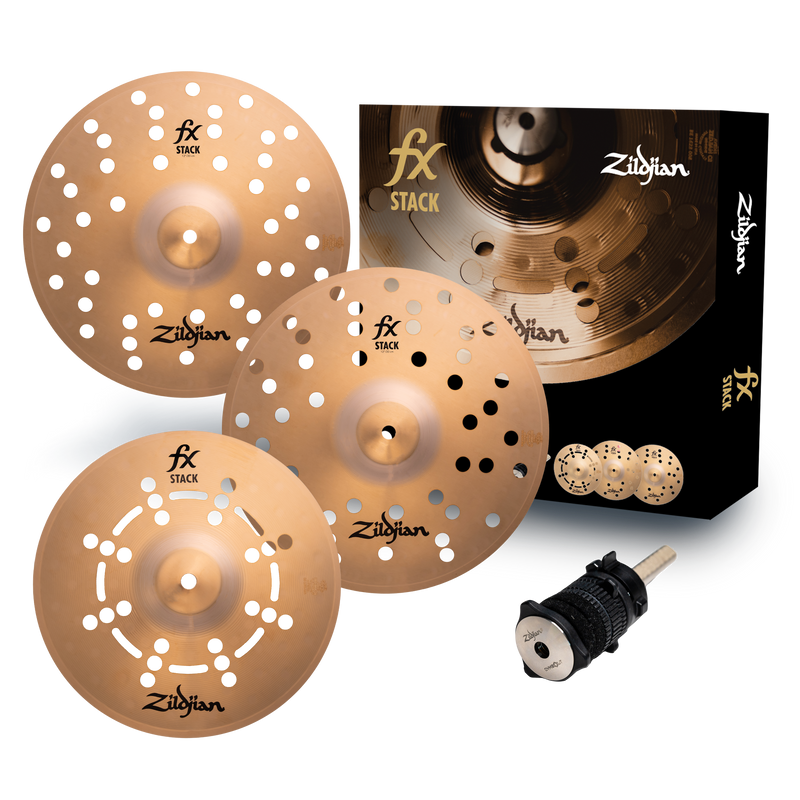Zildjian FXSTK12 FX Splash 3-Cymbal Stack - 12"