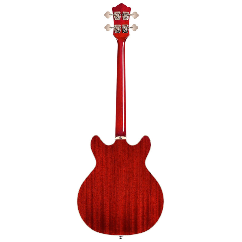 Guild STARFIRE I Left-Handed Hollow Body Electric Bass Guitar (Cherry Red) (USED